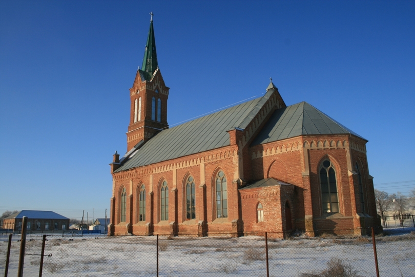 Лютеранская церковь в Верхнем Еруслане.