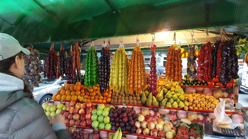 Цены на фрукты и ягоды в Абхазии