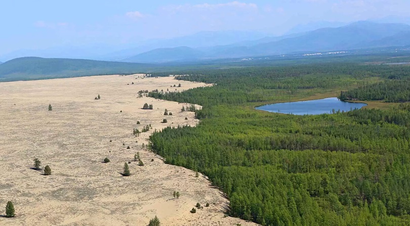 Чарские пески, Забайкалье