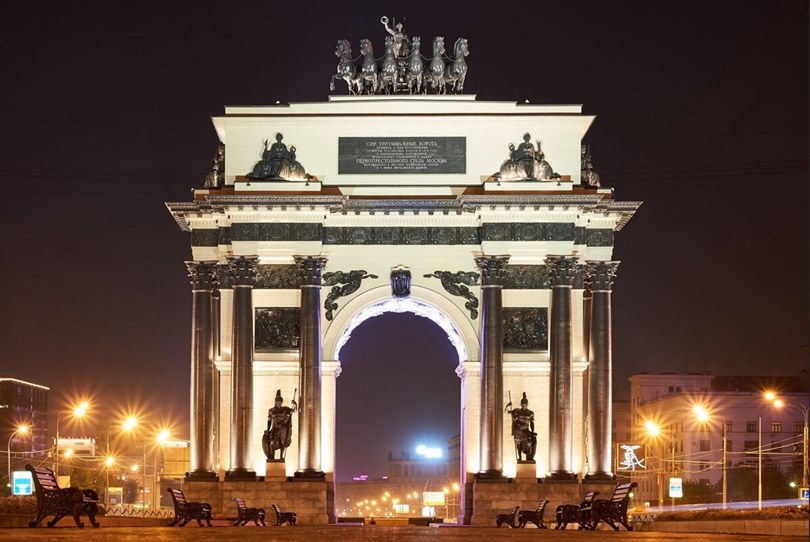 Первые Триумфальные ворота в Москве