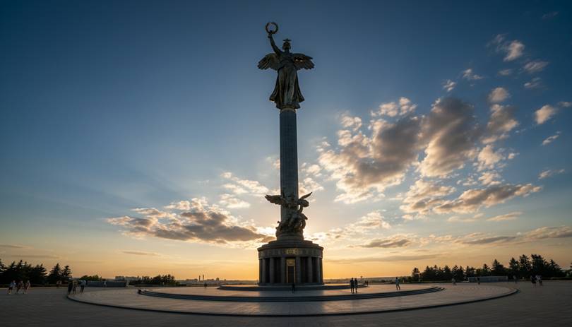 Самая высокая статуя в России: Монумент Победы
