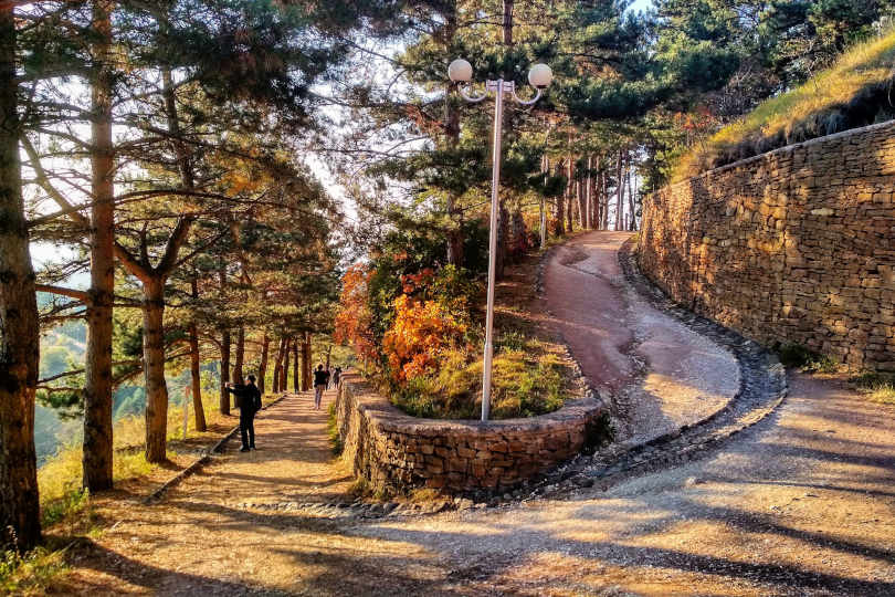 Подробная схема терренкуров в Кисловодске