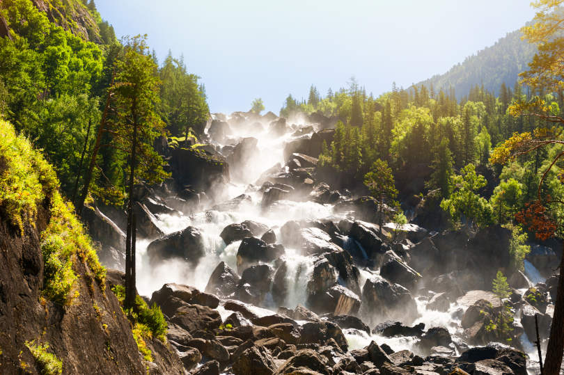 Водопад Учар