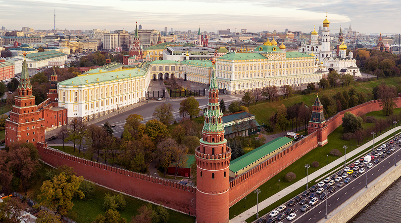 Как выглядит Кремлевская стена в Москве