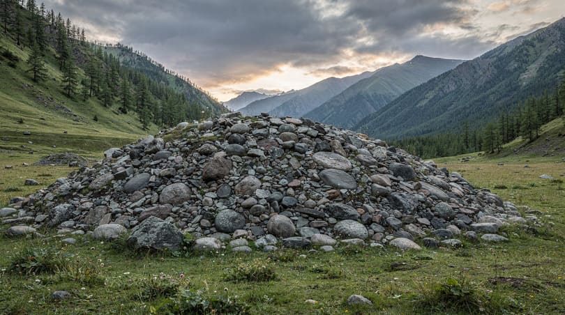 Пазырыкские курганы на Алтае