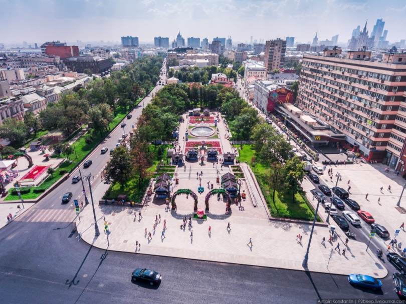 Тверскй бульвар в Москве