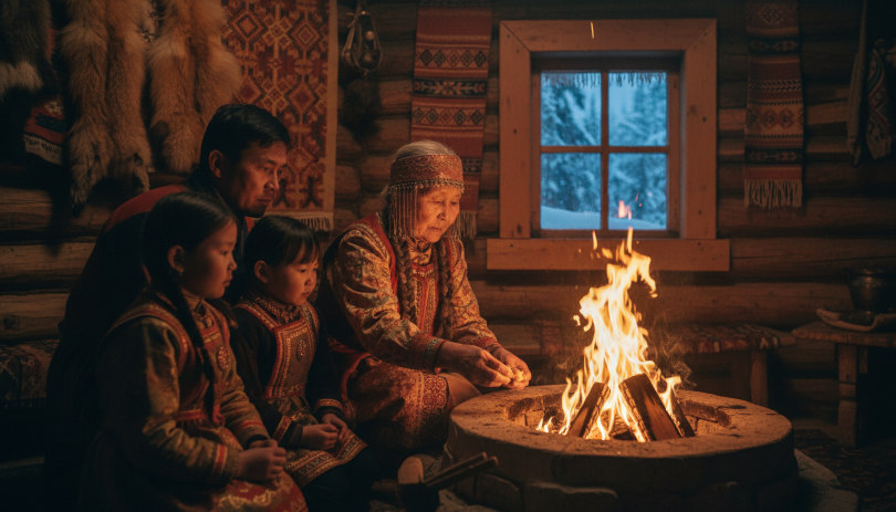 Якуты кормят огонь: ритуал, которому тысяча лет