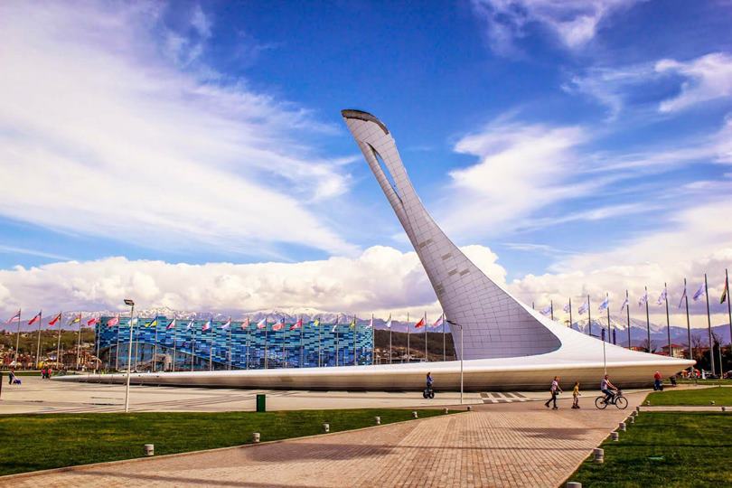 Подробная программа поющего фонтана в Олимпийском парке Сочи по дням недели