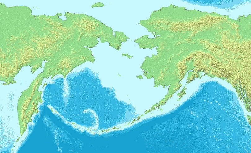 Какая максимальная глубина Берингова моря