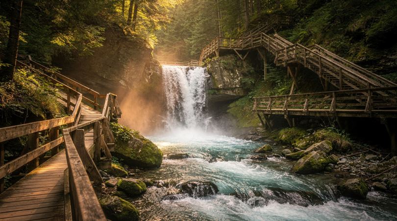 Самшитовые водопады Самшитовые водопады