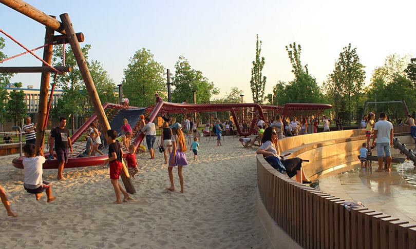 Детские зоны в парке «Краснодар»