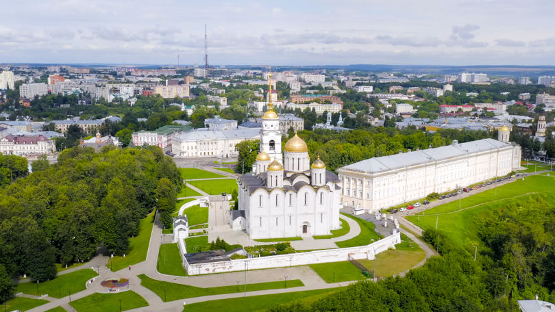 Географическое положение города Владимира
