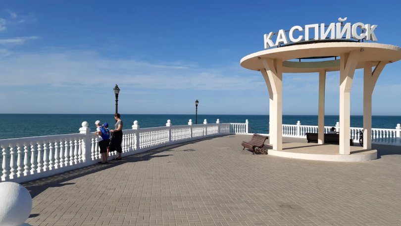Смотровая площадка и беседка «Каспийск»