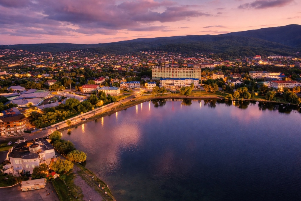 Расположение и краткая история Горячего Ключа