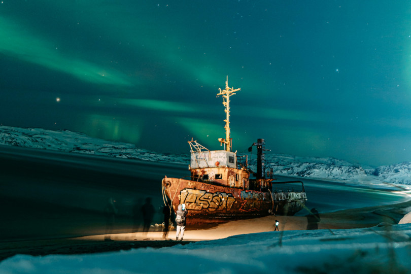 Когда лучше всего ехать в Мурманск за северным сиянием