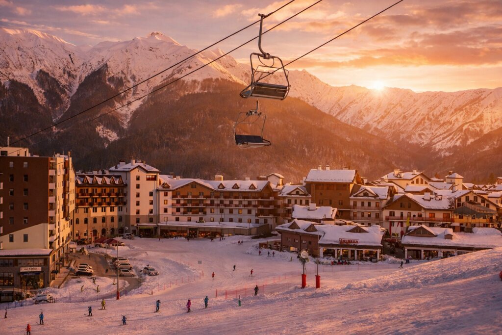 Где можно кататься на курорте «Красная Поляна»