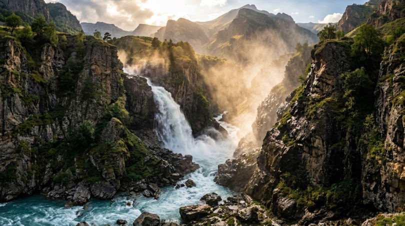 Где находится водопад Чирхалю