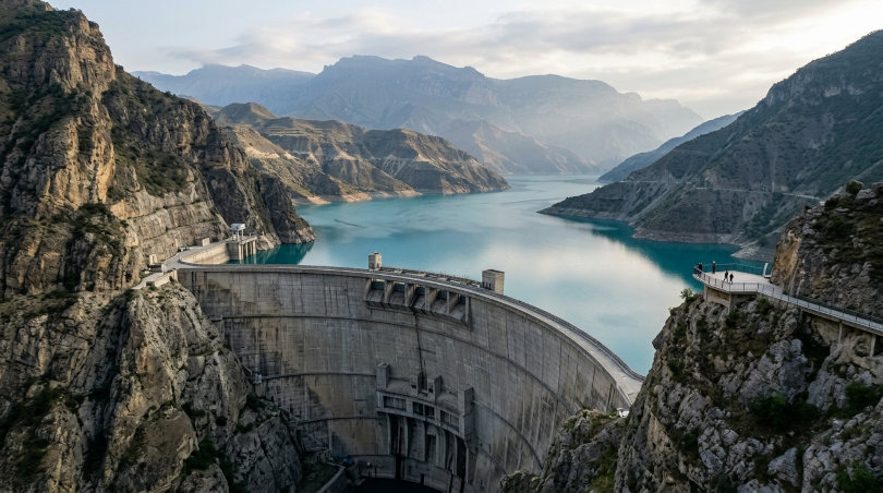 История строительства ГЭС и водохранилища