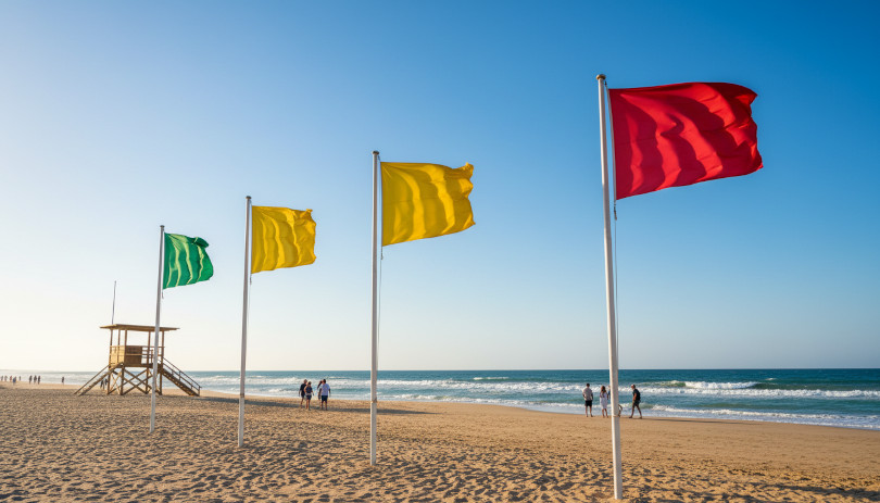 Что означают флаги на пляже: основная система сигналов